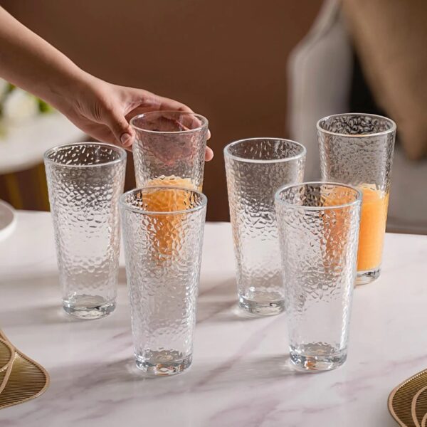 Precious Home Highball Glasses - 16oz - Set Of 10 - Image 3