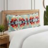 Pendleton Oversized Sherpa Bolster Pillow - Legend Lake Aqua 48”x 20” (50cm X 121cm)