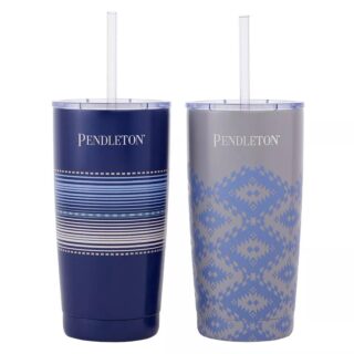 Pendleton Patterned 20oz Stainless Steel Hot/Cold Tumbler Set