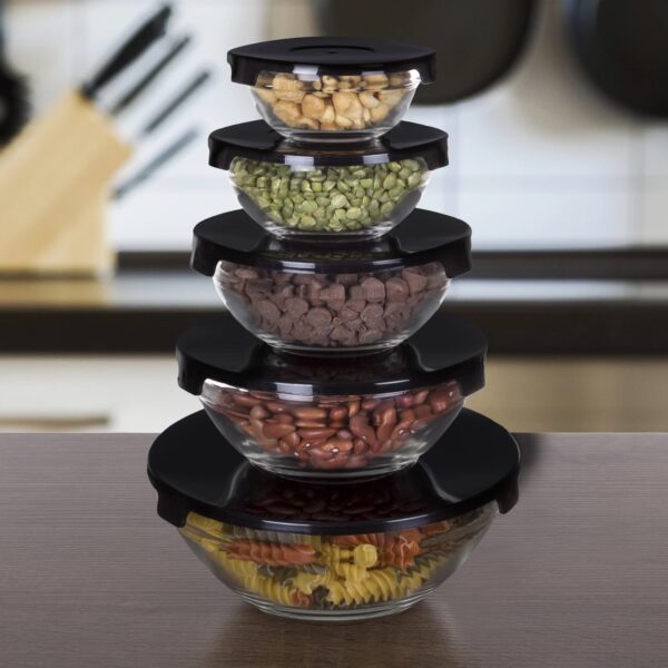 Pyronex Glass Food Storage Containers with Snap Lids - Image 6