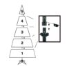 12ft Pre-Lit Radiant Micro Led Artificial Christmas Tree - Image 8