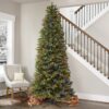 9ft Pre-Lit Radiant Micro Led Slim Artificial Christmas Tree