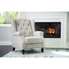 Abbyson Living Sherry Fabric Pushback Recliner Chair - Image 6