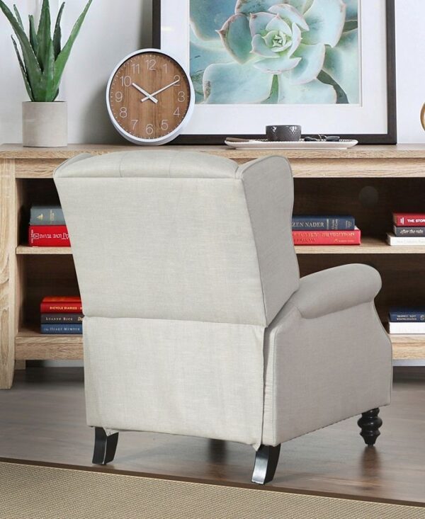Abbyson Living Sherry Fabric Pushback Recliner Chair - Image 8