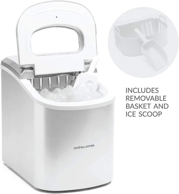 Andrew James Compact Countertop Ice Cube Maker - Image 4