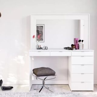 Birlea - Chloe 7 Drawer Dressing Table And Mirror