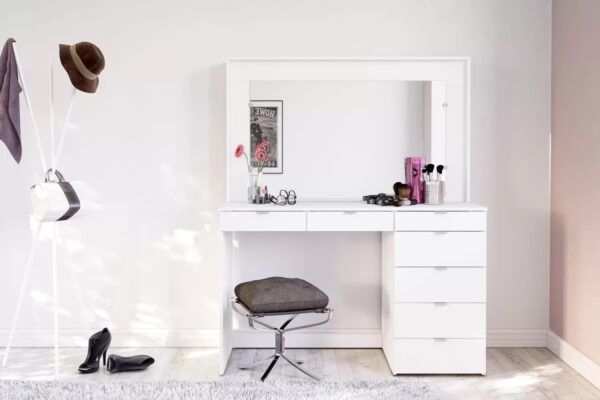 Birlea - Chloe 7 Drawer Dressing Table And Mirror