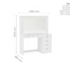 Birlea - Chloe 7 Drawer Dressing Table And Mirror - Image 8