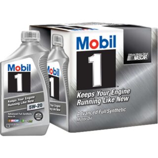 Mobil 1 Advanced Full Synthetic Motor Oil 5W-20 6-pack of 1 Quart Bottles