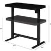 Tresanti Wireless Charging Adjustable Height Curved Table Black - Image 7