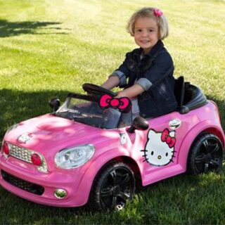 Hello Kitty Coupe 6-Volt Battery-Powered Ride-On
