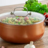 Aeris 3pc Non Stick Copper Casserole Set - Image 7