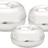 Jaypee 3pc S/Steel Thermal Insulated Food Storage Casserole Set