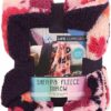 Life Comfort Sherpa Fleece Kids Blanket - Pink And Purple Floral - Image 2