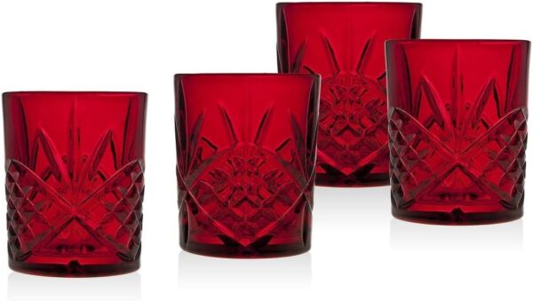 Godinger 4pc Dublin Crystal Double Old Fashioned 11oz - Image 2
