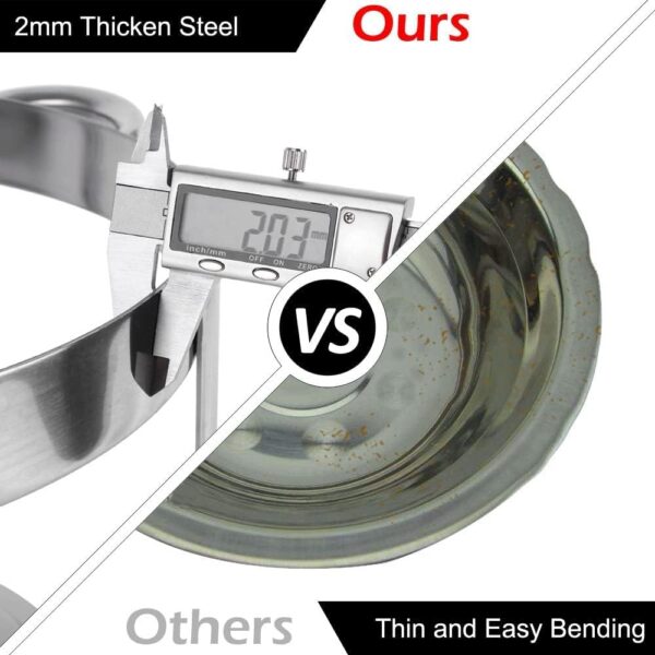 Vinod 8.5 Litre DEEP Stainless Steel Round Chafing Dish - Image 6