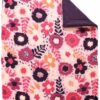 Life Comfort Sherpa Fleece Kids Blanket - Pink And Purple Floral - Image 6