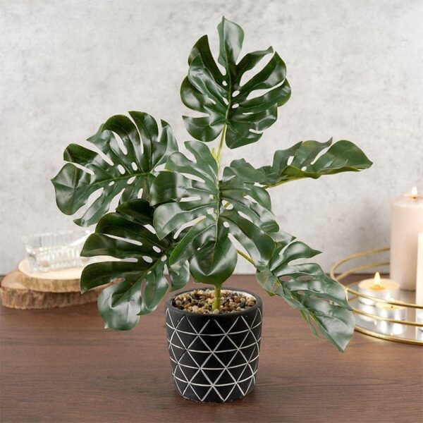 Farmhouse Monstera Artificial Flower - 38 Cm