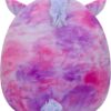 Squishmallow 14-Inch Lola Purple and Pink Tie-Dye Unicorn - Image 4