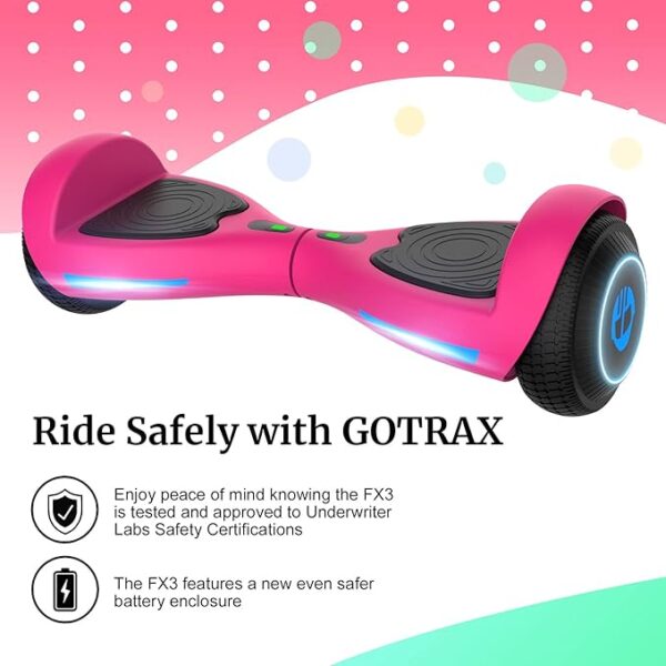 Gotrax Fluxx Fx3 Kids Self Balancing Hoverboard - Image 3