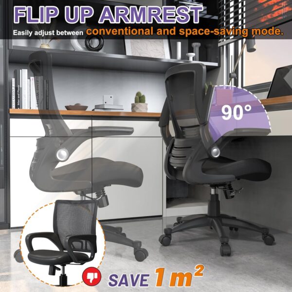 Office Star Screen Back Ergonomic Swivel Office Chair - Image 3