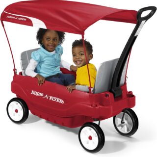 Radio Flyer 5 in 1 Deluxe Canopy Wagon For Kids