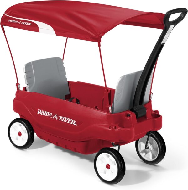 Radio Flyer 5 in 1 Deluxe Canopy Wagon For Kids - Image 4