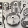 Tools of the Trade Stainless Steel 13-Pc. Cookware Set - Image 2