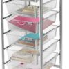 Seville Classics 6-Drawer Steel Storage Organizer Cart - Image 3