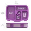 5 Compartment Kid's Lunch Box - Purple - Image 5