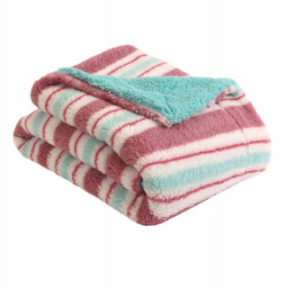 Life Comfort Sherpa Fleece Kids Blanket - Multi