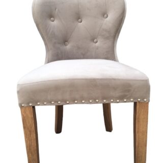 Chennai Upholstered Oak Leg Dining Chair