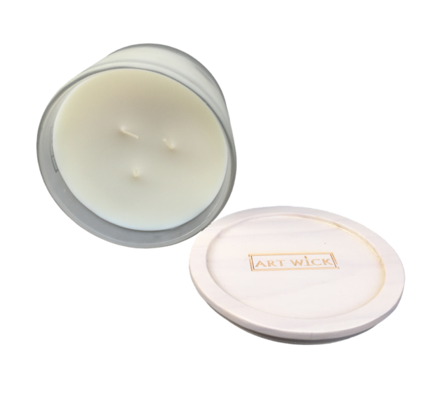 Art Wick Peace + Tranquility Shea Butter Scented Soy Candle 12oz - Image 4