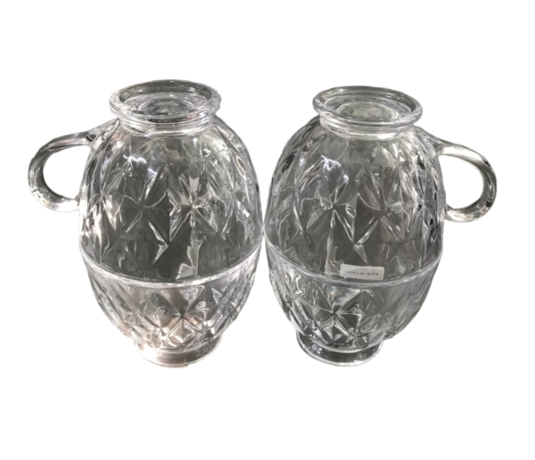 Godinger 4pc Diamond Crystal Coffee Mugs -13.5oz (399ml) - Image 5