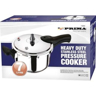Prima Heavy Duty 7L Stainless Steel Pressure Cooker