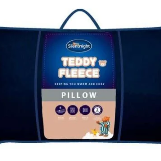 Tesco Silent Night Navy Teddy Pillow