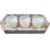 Opal House - Set Of 3 Soy Jar Candles - Cashmere Berry - Lavender Shores Mandarin Hibiscus