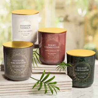 Bellevue Luxury Scented Jar Candles - 12oz - 4-pack