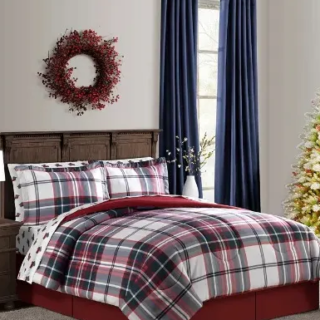 Macy's Holiday True Tartan 8-Piece King Comforter Set