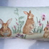 Bunny Boulevard Throw Pillow- 14in X 28in - Image 4
