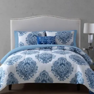 Costco Chandelier Full Reversible Comforter Set - 12pcs