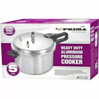 Prima Heavy Duty Aluminium Pressure Cooker 5 Liter
