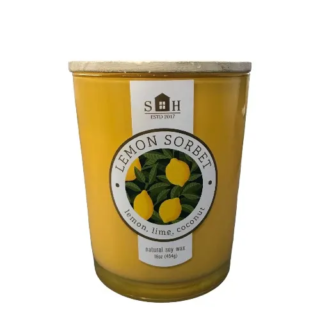 Lemon Sorbet Scented Candle - 454g
