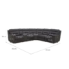 Gilman Creek Fabric Power Reclining Sectional Sofa - Image 2