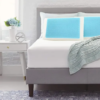 Comfort Revolution Originals Blue Bubble Gel + Memory Foam Cooling Bed Pillow - Queen Size - Image 5