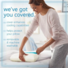 Comfort Revolution Originals Blue Bubble Gel + Memory Foam Cooling Bed Pillow - King Size - Image 5