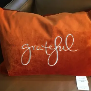 Rodeo Home Orange Decorative Soft Velvet Rectangular Lumbar Pillow