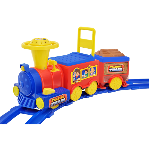 Kid Motorz Talking Train 6-Volt Battery-Powered Ride-On - Image 2