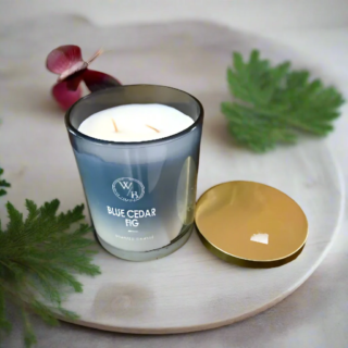 Western Brook Blue Cedar Fig Scented Candle - 16oz (454g)