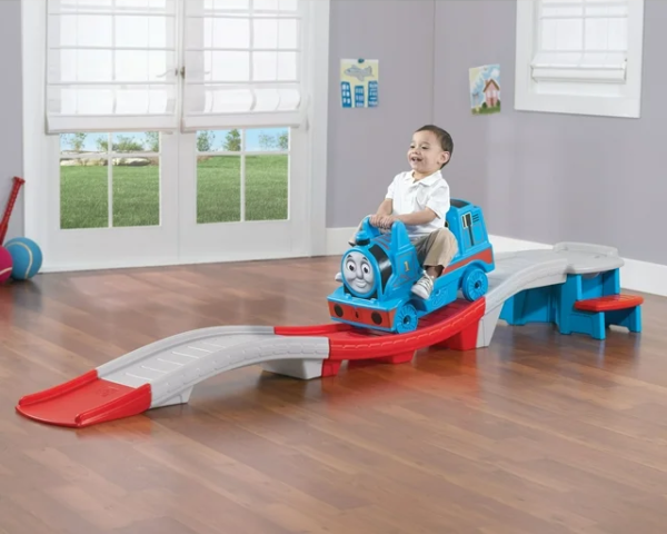 Step2 Thomas The Train Up & Down Roller Coaster Ride-On Toy